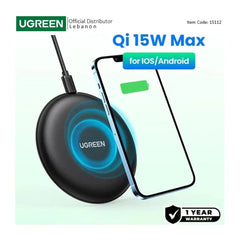 A Photo Of Ugreen 15W Fast Wireless Charging Pad CD186