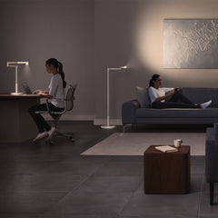 A Photo Of Dyson Lightcycle Morph LED Desk Lamp CD06 - Adaptive Lighting for Task, Ambient, and Feature Use