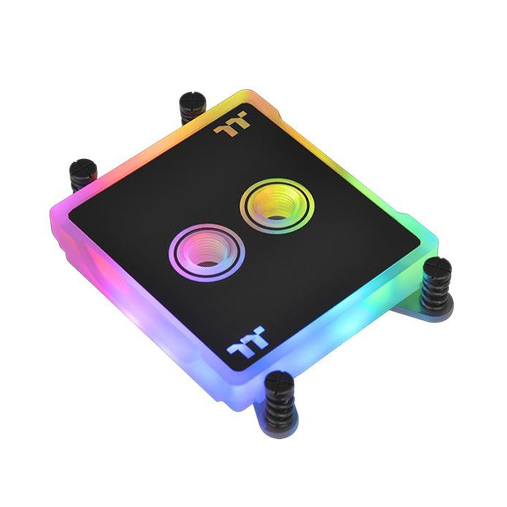 A Photo Of Thermaltake Pacific W6 CPU Water Block for AMD Ryzen Threadripper TR4 – RGB Cooling Performance with Built-In Temperature Sensor