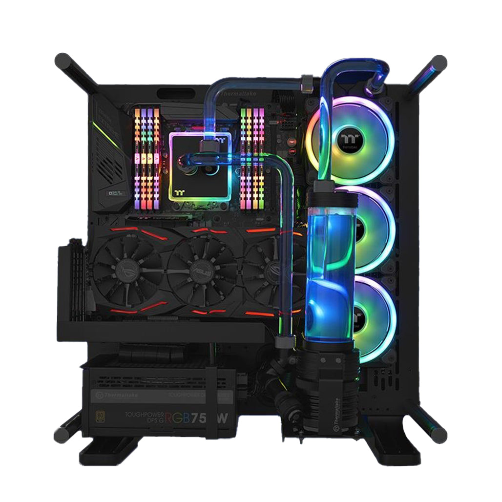 A Photo Of Thermaltake Pacific W6 CPU Water Block for AMD Ryzen Threadripper TR4 – RGB Cooling Performance with Built-In Temperature Sensor