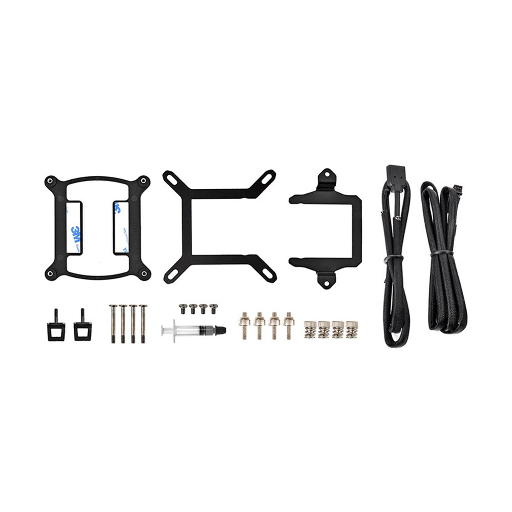 A Photo Of Thermaltake TH120 ARGB Sync AIO Liquid Cooler – High-Performance 120mm Radiator with RGB Lighting