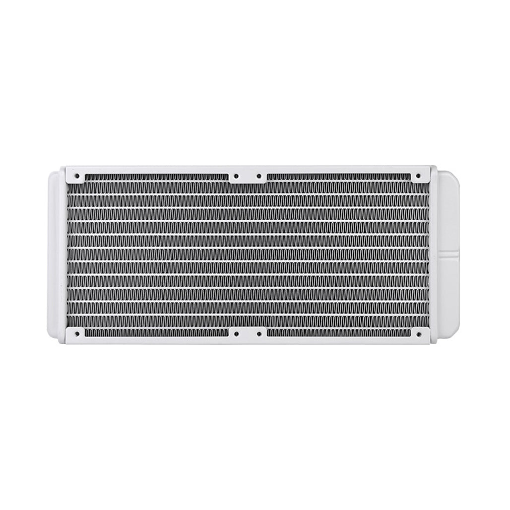 A Photo Of Thermaltake TH240 ARGB Sync Snow Edition AIO Liquid Cooler – Dual 120mm Radiator with RGB Lighting