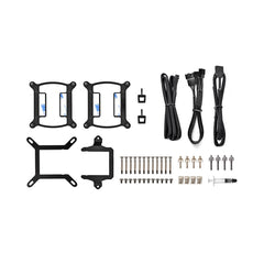 A Photo Of Thermaltake TH360 ARGB Sync Snow Edition AIO Liquid Cooler – Triple 120mm Radiator with RGB Lighting