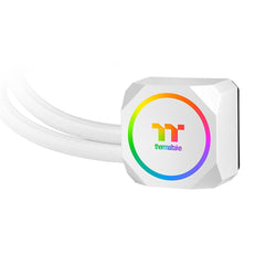 A Photo Of Thermaltake TH360 ARGB Sync Snow Edition AIO Liquid Cooler – Triple 120mm Radiator with RGB Lighting