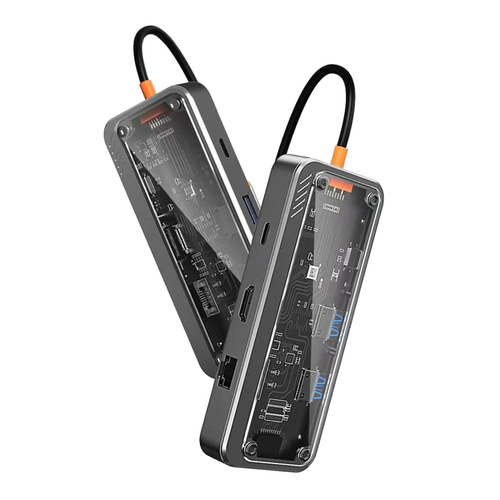 A Photo Of COTEetCI 8-in-1 Multifunctional Docking Station – USB 3.0, Type-C PD100W, HDMI 4K, and More