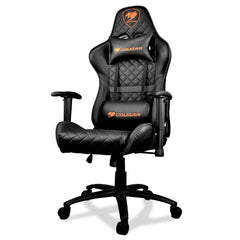 A Photo Of Cougar Armor One Gaming Chair - Ergonomic Design with 180º Recline, Adjustable Armrests & Class 4 Gas Lift Cylinder