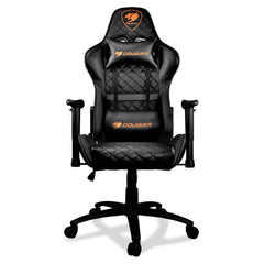 A Photo Of Cougar Armor One Gaming Chair - Ergonomic Design with 180º Recline, Adjustable Armrests & Class 4 Gas Lift Cylinder