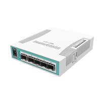 MikroTik Cloud Router Switch 106-1C-5S - Desktop Smart Switch with 5x SFP Cages