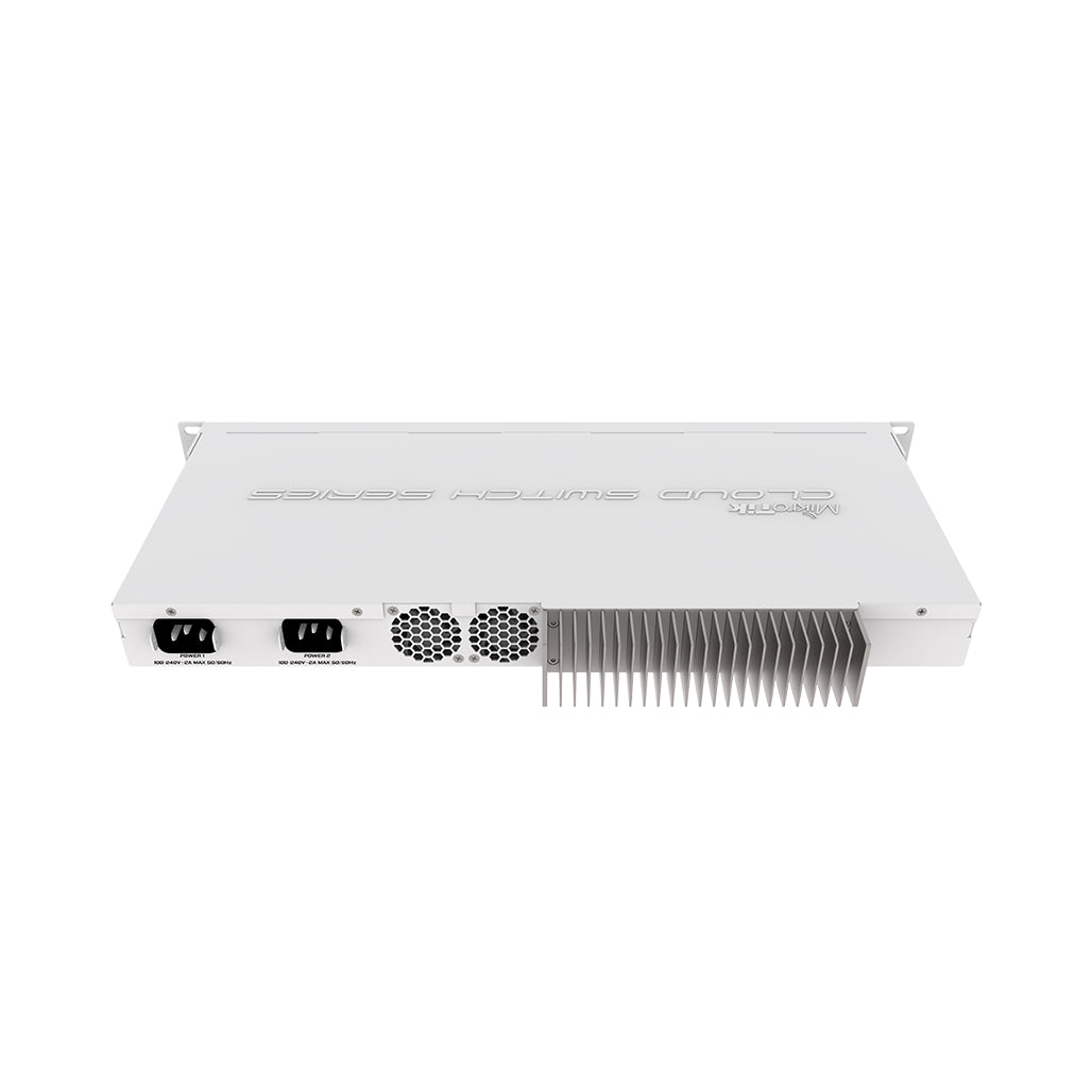 A Photo Of MikroTik Cloud Router Switch CRS317-1G-16S+RM - Rack-Mountable 10GbE Switch with 16 SFP+ Ports
