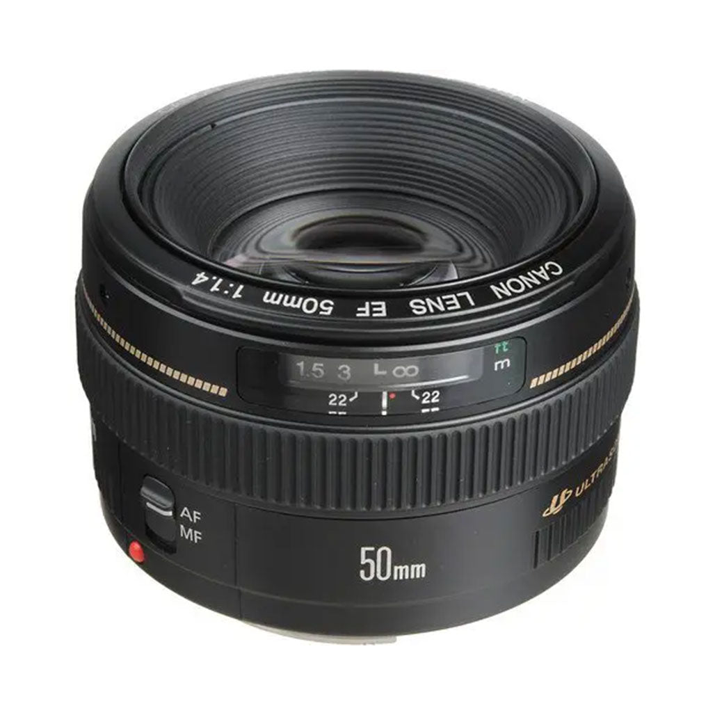 A Photo Of Canon EF 50mm f/1.4 USM Lens – Versatile Prime for Sharp and Clear Imaging