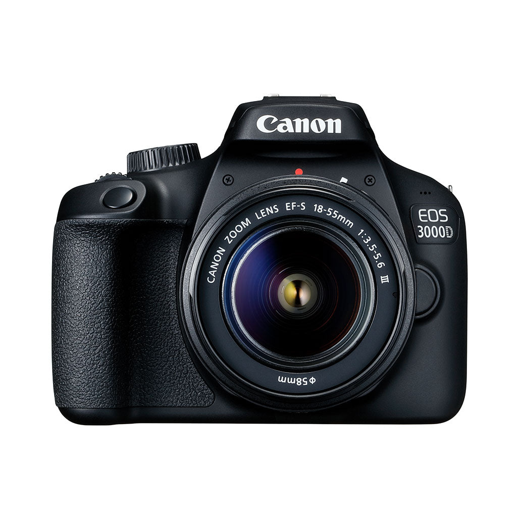 A Photo Of Canon EOS 3000D DSLR Camera with EF-S 18-55mm III Lens - Ideal Entry-Level Camera for Beginners