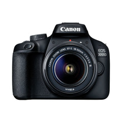 A Photo Of Canon EOS 3000D DSLR Camera with EF-S 18-55mm III Lens - Ideal Entry-Level Camera for Beginners