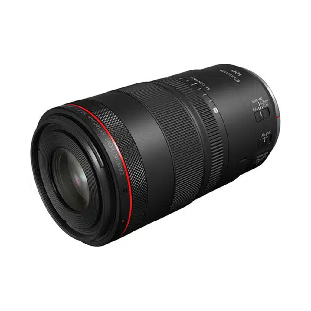 A Photo Of Canon RF 100mm f/2.8 L Macro IS USM Lens - Medium-Telephoto Macro with Hybrid IS for EOS R-Series