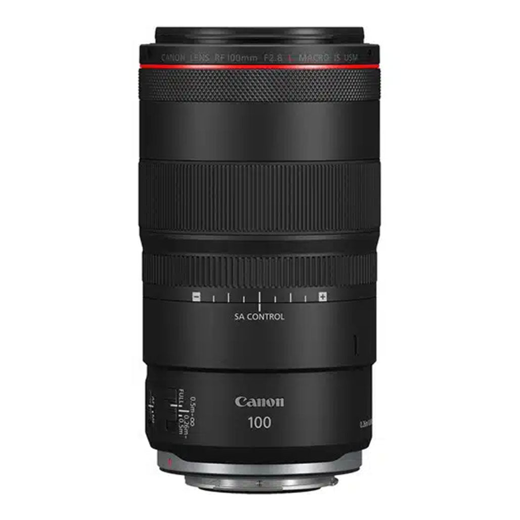 A Photo Of Canon RF 100mm f/2.8 L Macro IS USM Lens - Medium-Telephoto Macro with Hybrid IS for EOS R-Series