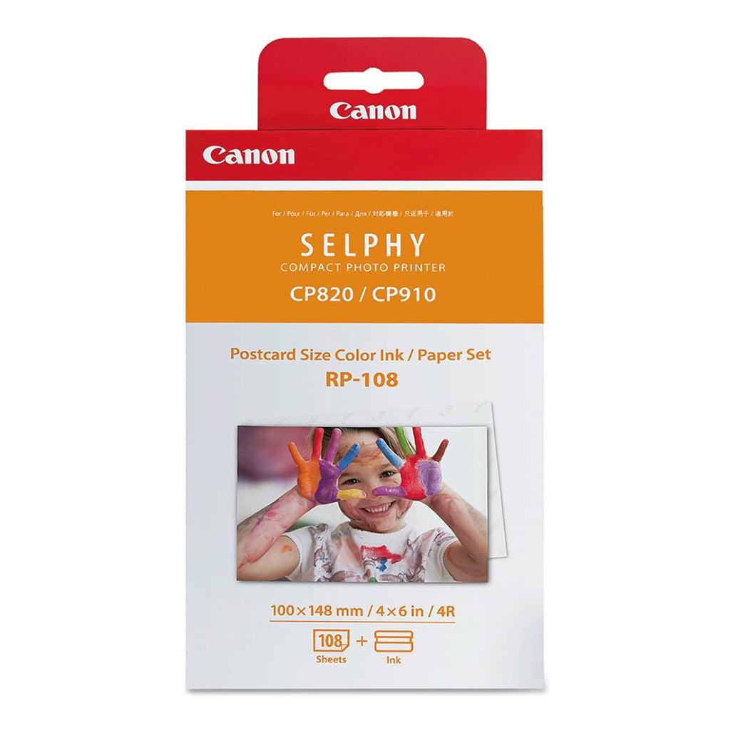 A Photo Of Canon RP-108 High-Capacity Color Ink/Paper Set