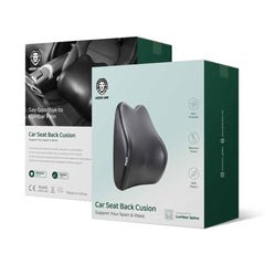 A Photo Of Green Lion GNSETCUSNBK Car Seat Back Cushion - Black