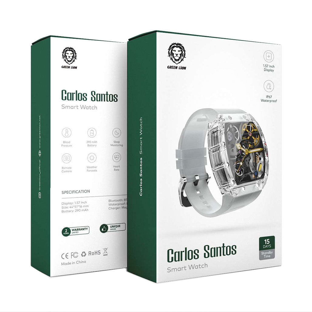 A Photo Of Green Lion Carlos Santos Smart Watch