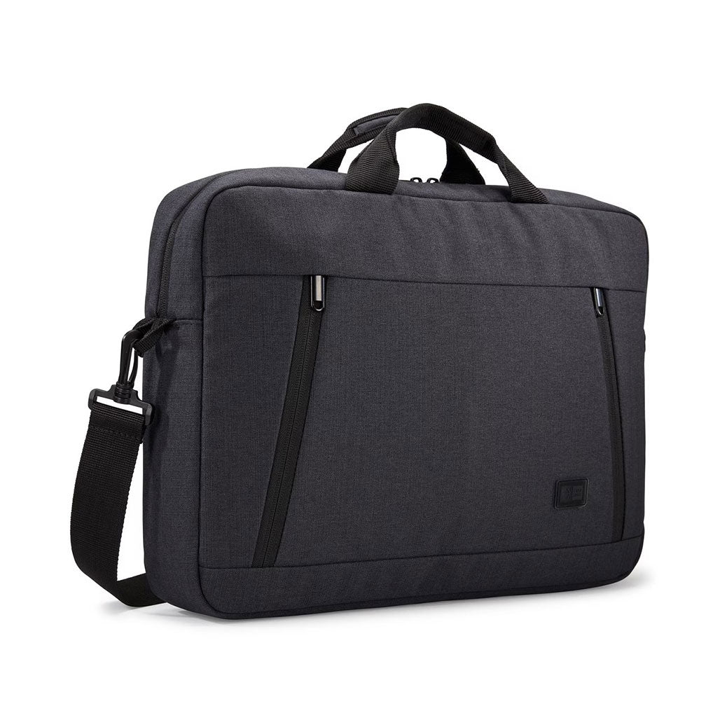A Photo Of Case Logic 15.6-inch Huxton Laptop Attaché HUXA-215 Black – Stylish and Functional Laptop Bag for Professionals
