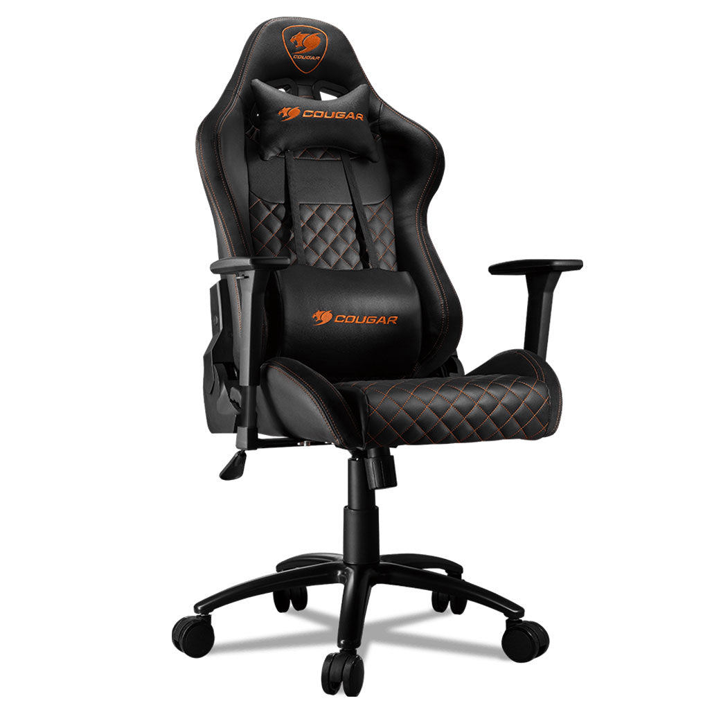 A Photo Of Cougar Armor Pro Gaming Chair - Mid-Size Ergonomic Chair with 170º Recline, 3D Adjustable Armrests & Class 4 Gas Lift Cylinder
