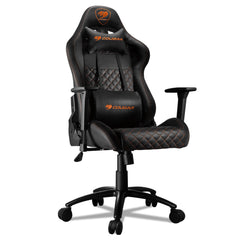 A Photo Of Cougar Armor Pro Gaming Chair - Mid-Size Ergonomic Chair with 170º Recline, 3D Adjustable Armrests & Class 4 Gas Lift Cylinder