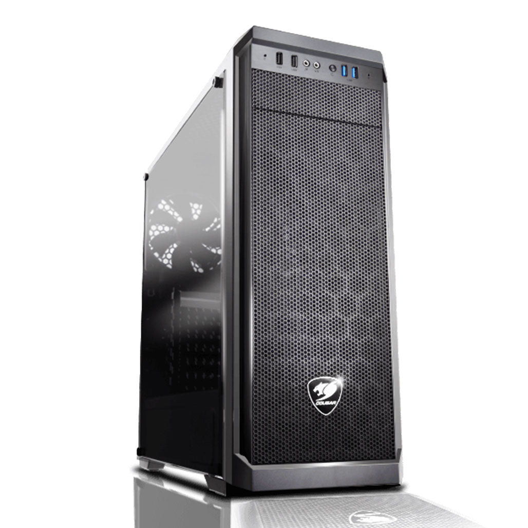 A Photo Of Cougar MX330-X Mid Tower Gaming Case – Efficient Cooling, Expandable Design, and DVD Bay Support