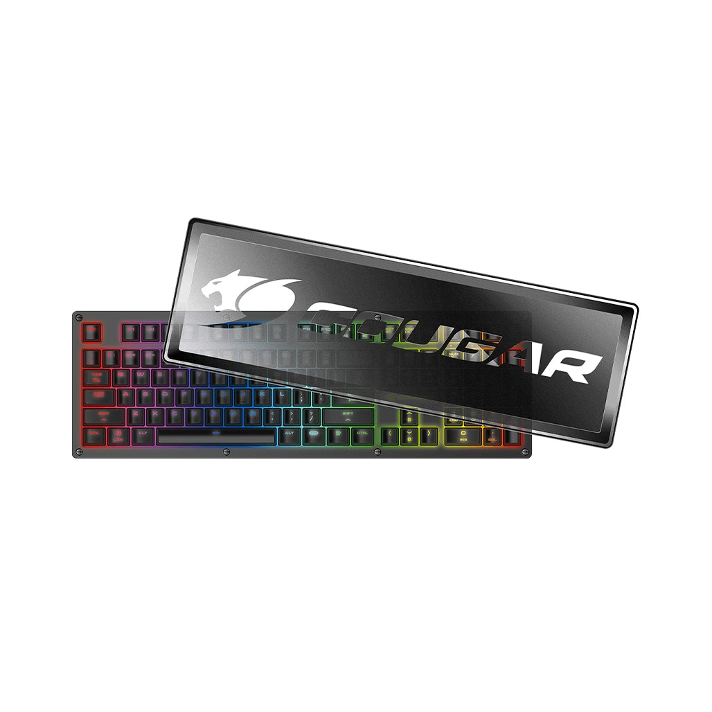 A Photo Of Cougar Puri RGB Mechanical Gaming Keyboard – Red Switches with Customizable Backlighting