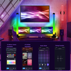 A Photo Of Creative Pick Up Rhythm Ambient Light Set - Smart Sticks SAL006BS