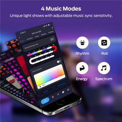 A Photo Of Creative Pick Up Rhythm Ambient Light Set - Smart Sticks SAL006BS
