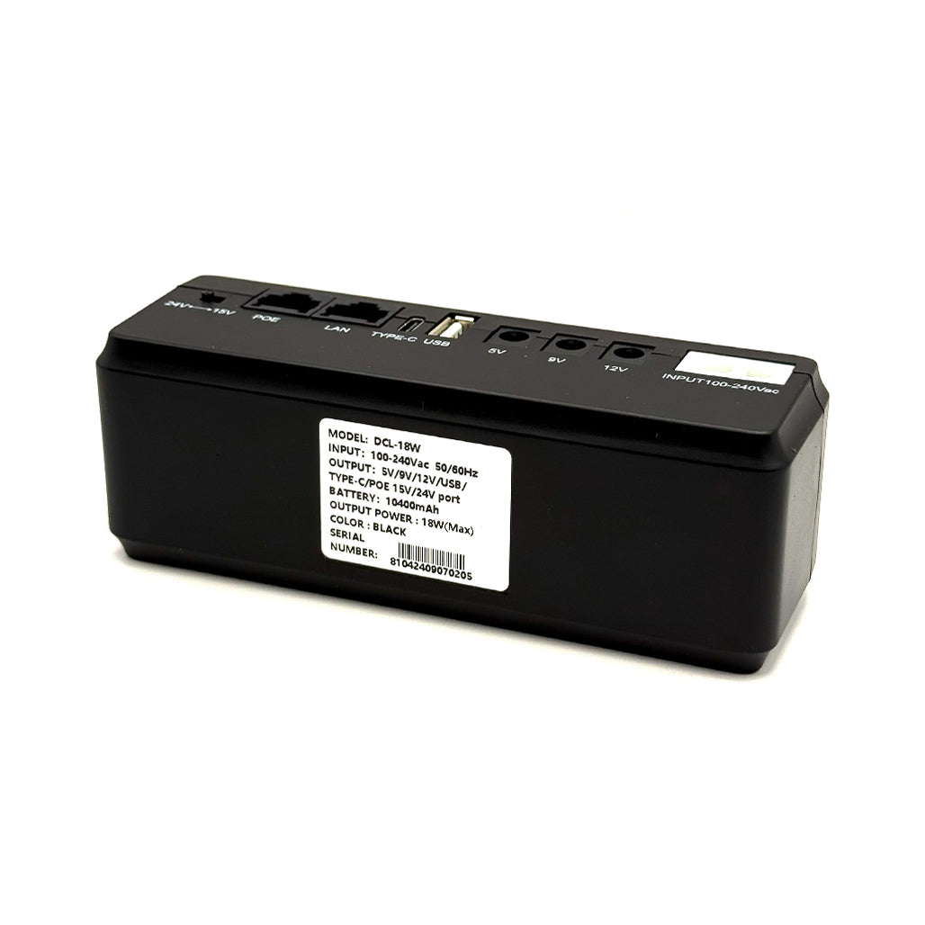 A Photo Of Hero Mini DC UPS 10400mAh – Backup Power for Routers, Cameras, and Network Devices