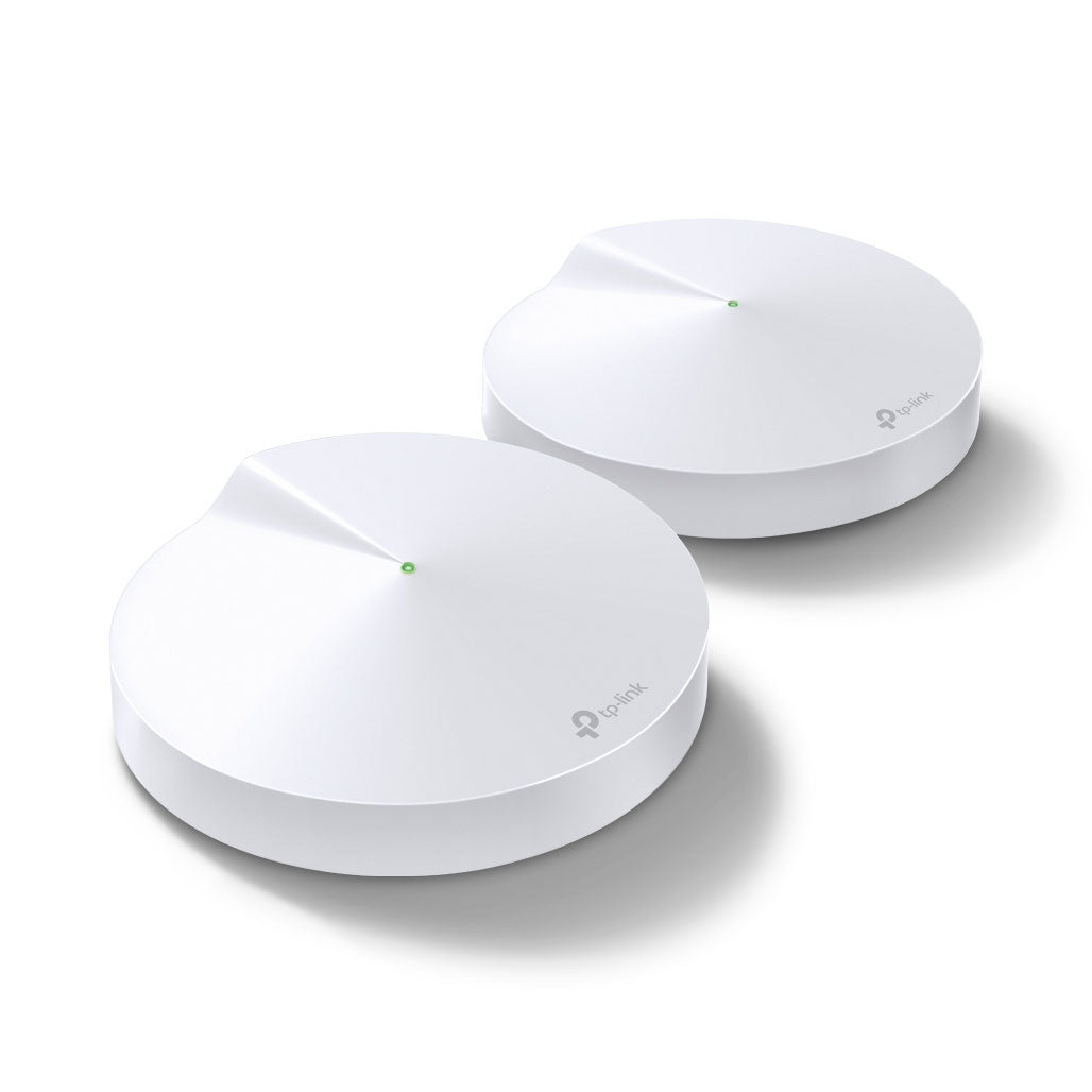 A Photo Of TP-Link Deco M5 AC1300 Whole Home Mesh Wi-Fi System | Tri-Band Wireless, Seamless Coverage, and Advanced Security