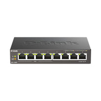 D-Link 8-Port Gigabit PoE Unmanaged Desktop Switch - DGS-1008P