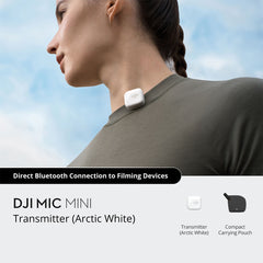 A Photo Of DJI Mic Mini Clip-On Transmitter with Built-In Microphone (2.4 GHz, Infinity Black)