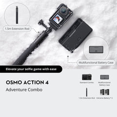 A Photo Of DJI Osmo Action 4 Adventure Combo