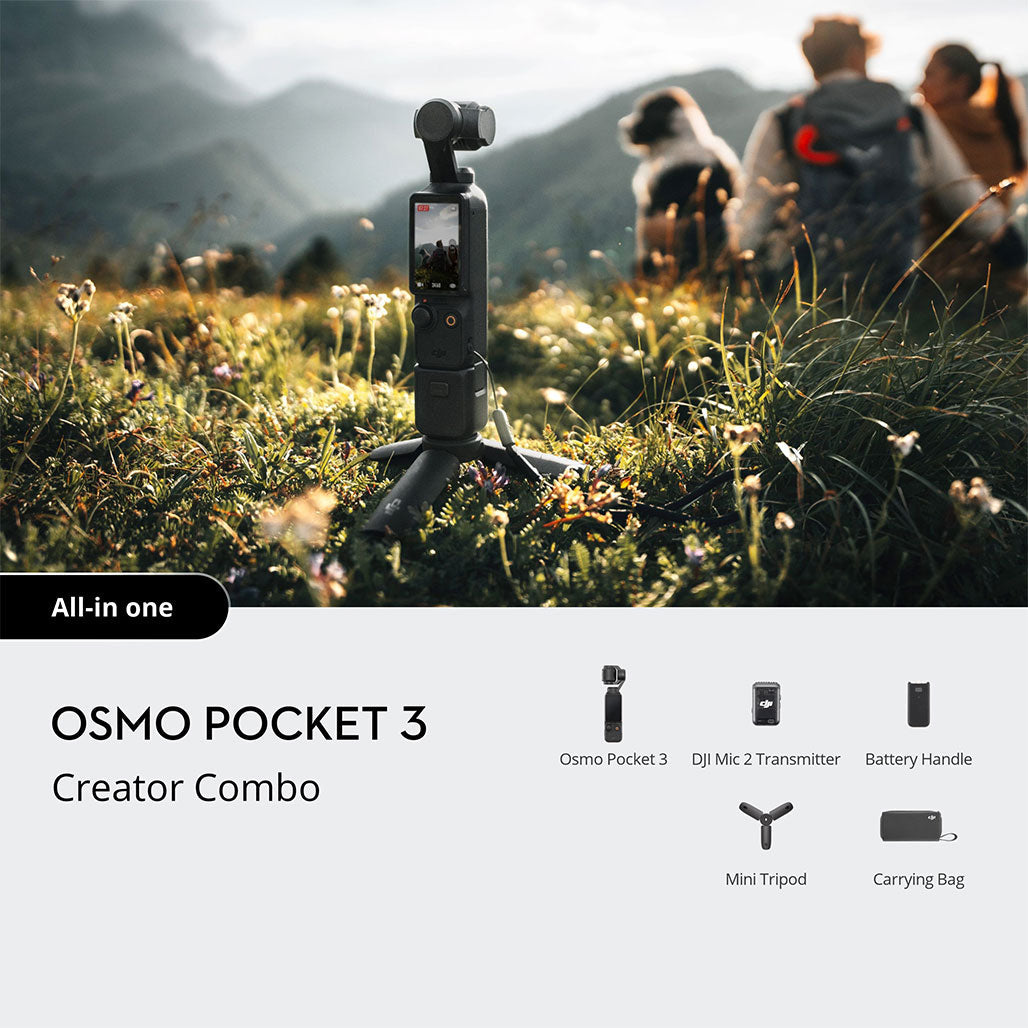 A Photo Of DJI Osmo Pocket 3 Creator Combo