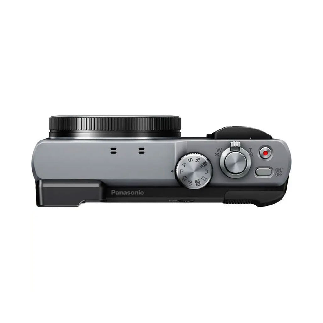 A Photo Of Panasonic Lumix DMC-ZS60 Digital Camera (Silver) – Compact 60x Zoom with 4K Video