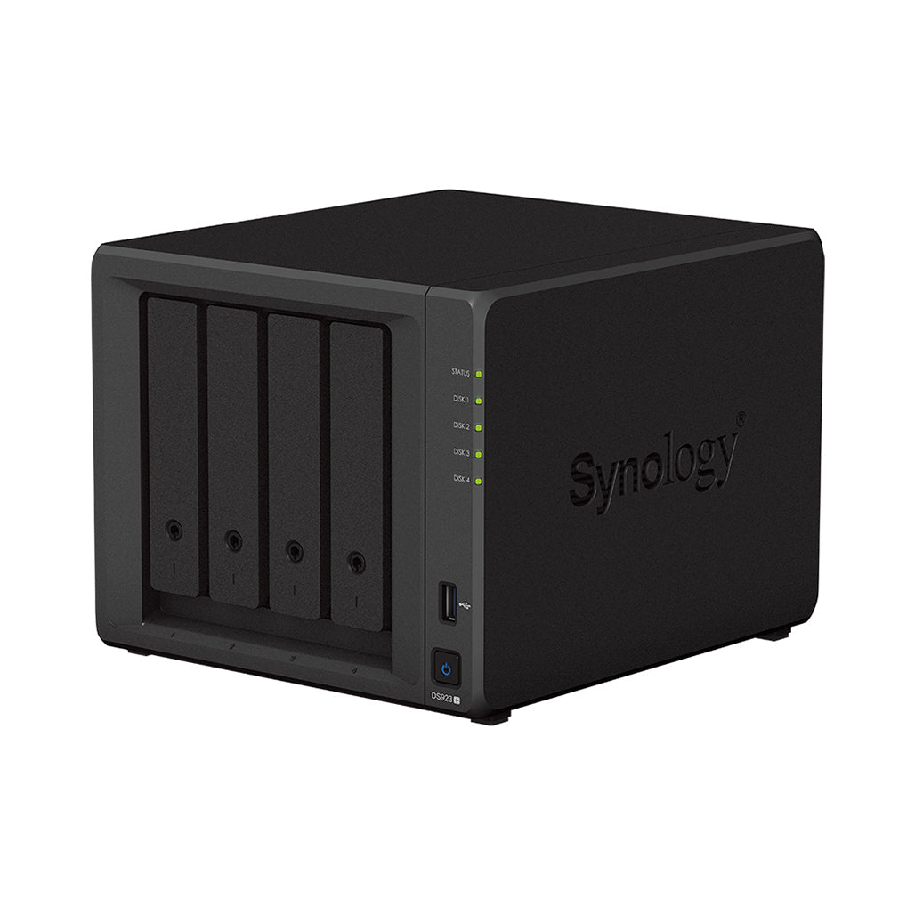 A Photo Of Synology DS923+ Quad-Bay NAS DiskStation | High-Performance Storage Solution with Expansion Support and Private Cloud Capabilities