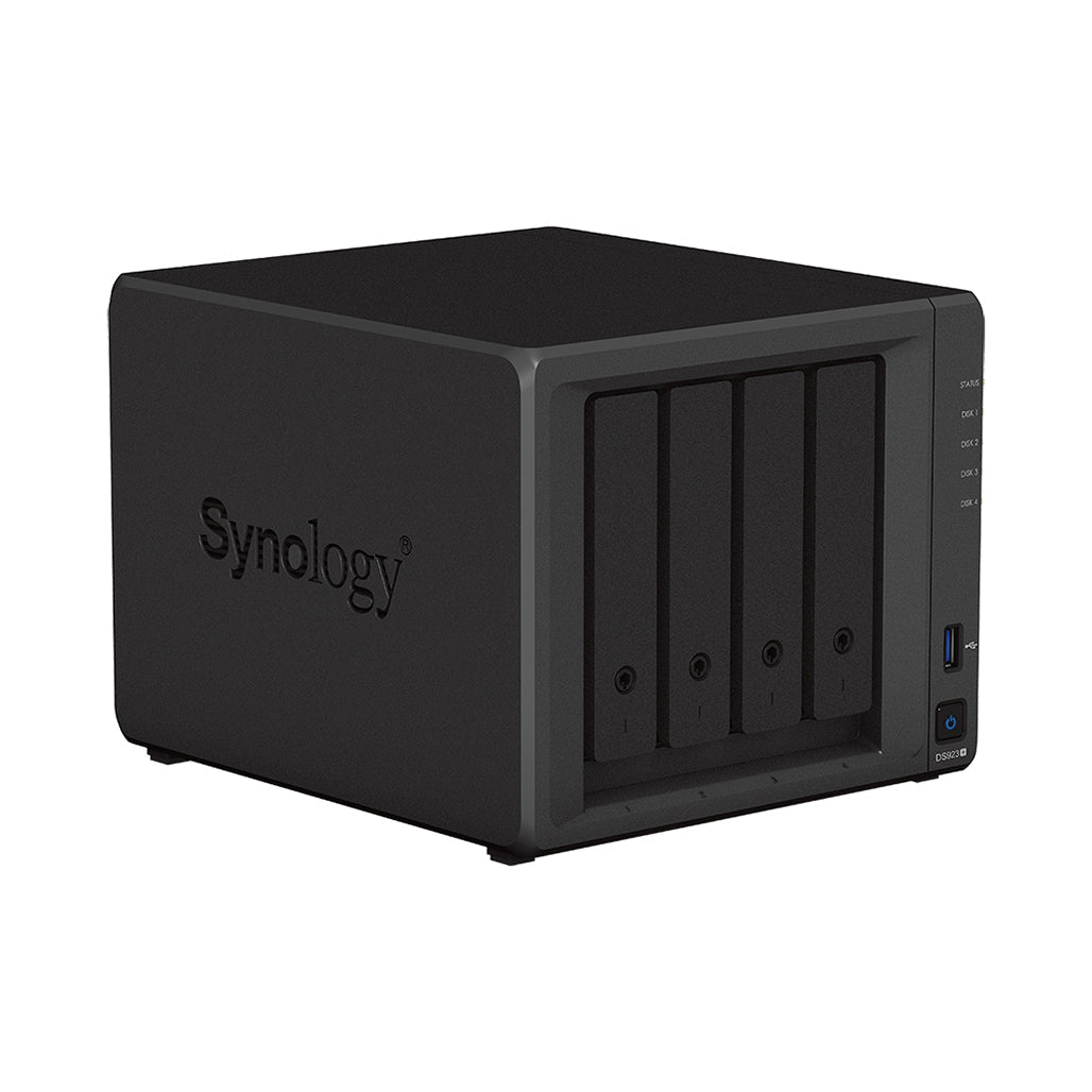 A Photo Of Synology DS923+ Quad-Bay NAS DiskStation | High-Performance Storage Solution with Expansion Support and Private Cloud Capabilities