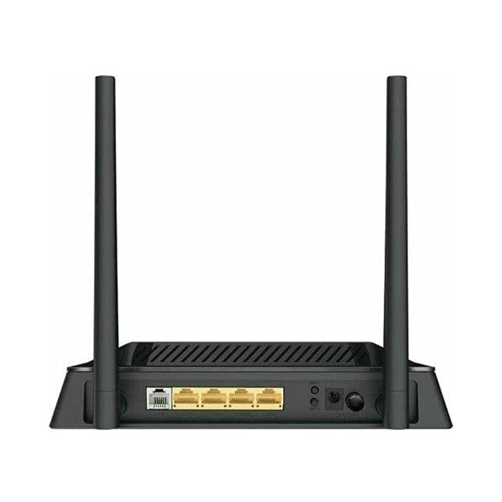 A Photo Of D-Link DSL-224 VDSL2/ADSL2+ Wireless N300 4-Port Router | High-Speed Internet with Enhanced Connectivity