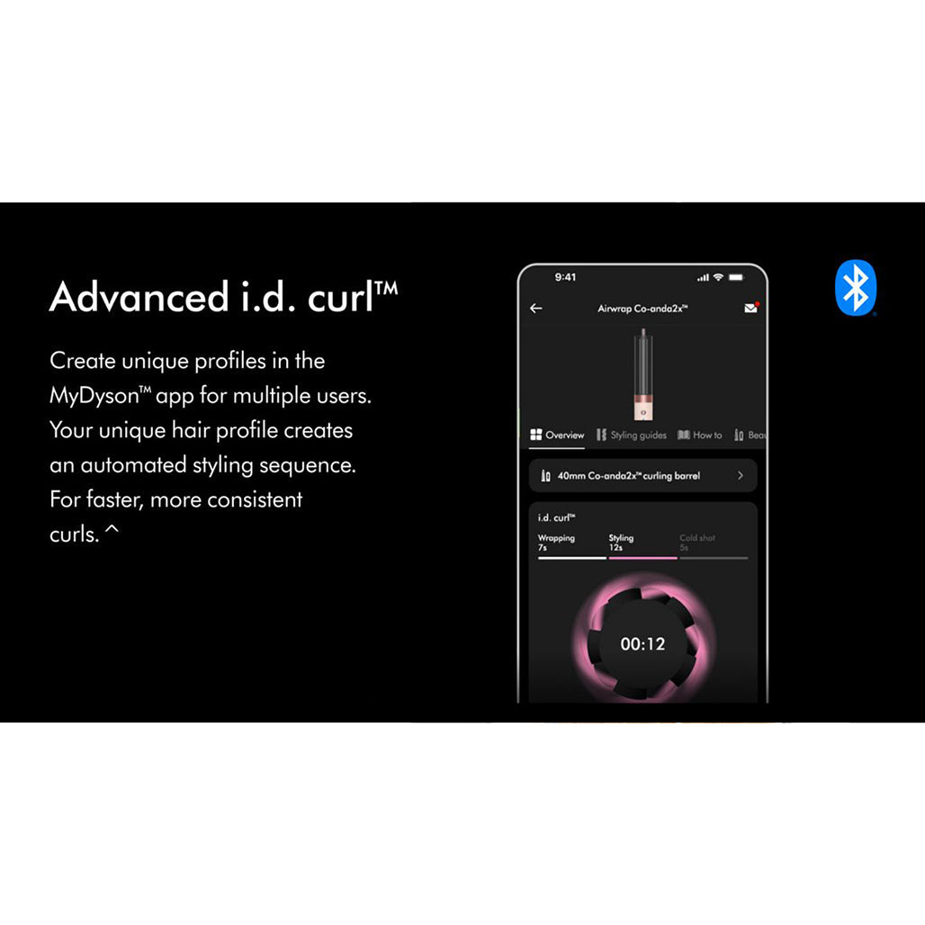A Photo Of Dyson Airwrap Co-anda2x - Multi-Styler and Dryer Straight+Wavy - (Amber Silk Special Edition)