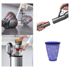 A Photo Of Dyson Big Ball Multi Floor 2 Vacuum Cleaner (Iron/Yellow) cy28 – Powerful Bagless Suction & Self-Righting Design