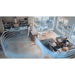 A Photo Of Dyson Purifier Cool Gen1 TP10 Air Purifying Fan with HEPA Filtration - White | Whole Room Cooling and Purification