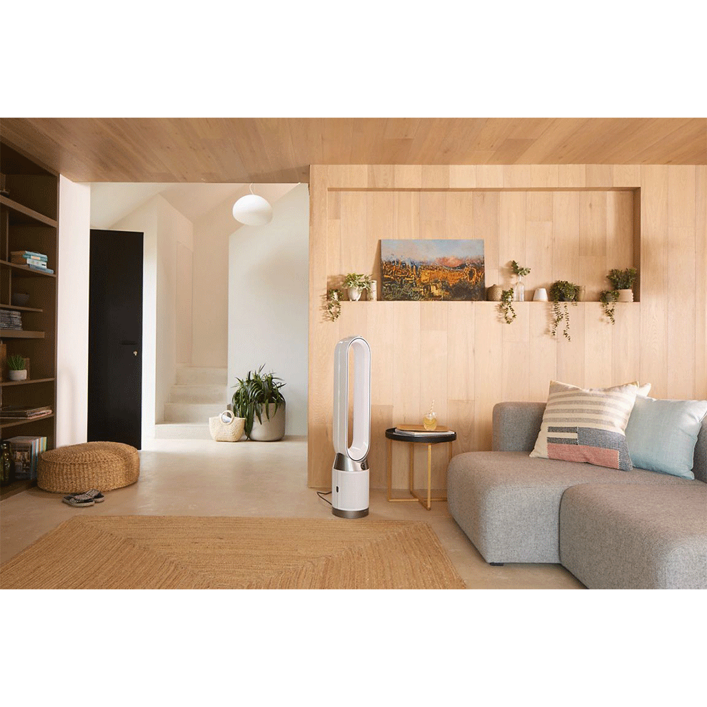 A Photo Of Dyson Purifier Cool Gen1 TP10 Air Purifying Fan with HEPA Filtration - White | Whole Room Cooling and Purification