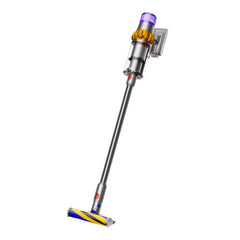 A Photo Of Dyson V15 Detect, Dyson’s most powerful, most intelligent cordless vacuum. With laser illumination.