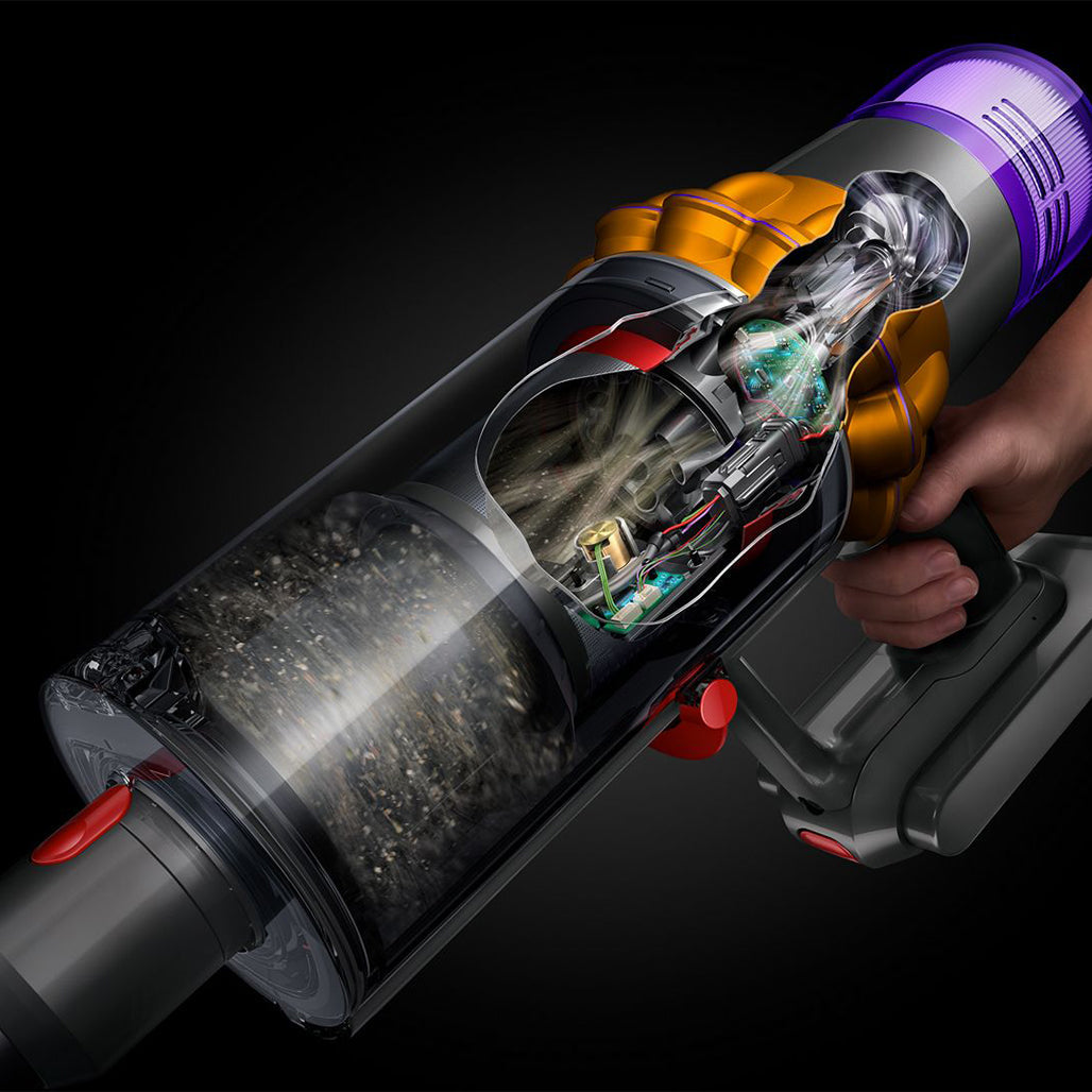 A Photo Of Dyson V15 Detect™ Absolute - The most powerful, intelligent cordless vacuum