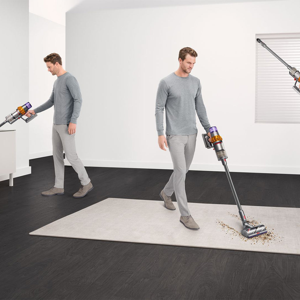 A Photo Of Dyson V15 Detect™ Absolute The most powerful, intelligent cordless vacuum | SV47
