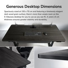A Photo Of Cougar E-Odyssey Electric Gaming Desk