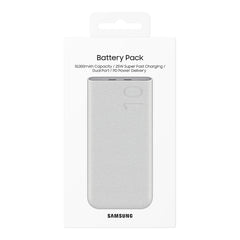 A Photo Of Samsung 10000mAh Battery Pack - Dual-Port Power Bank with Super Fast Charging & Recycled Materials | EB-P3400XUEGWW