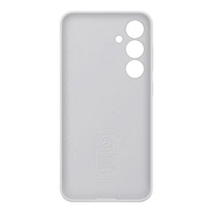 A Photo Of Samsung Galaxy S24 FE Silicone Case – Gray, Stylish and Protective
