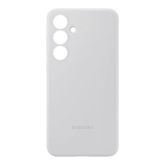 A Photo Of Samsung Galaxy S24 FE Silicone Case – Gray, Stylish and Protective