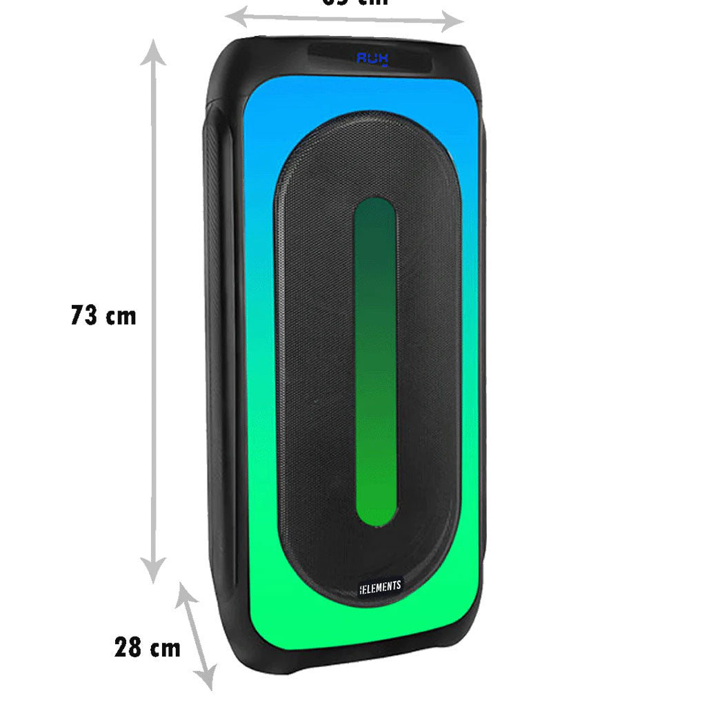 A Photo Of KB Elements EK1010 Karaoke speaker-2 wheels trolley